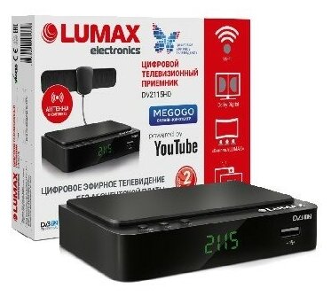 ТВ-тюнер LUMAX DV-2115HD черный