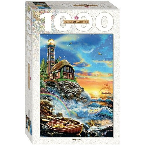 Пазл Step puzzle Art Collection Адриан Честерман Маяк (79110), 1000 дет., 68х68х48 см, белый