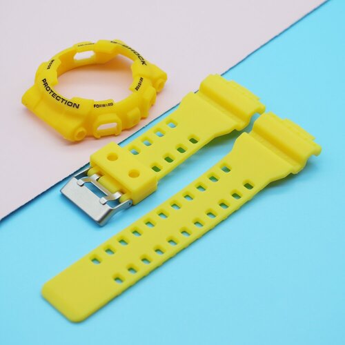 Ремешок желтый, черный