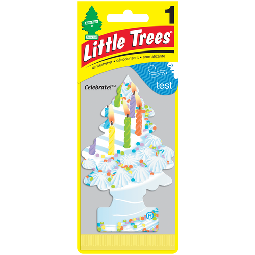 Little Trees Ароматизатор для автомобиля Ёлочка С Днем рождения! (Celebrate!) 13 мл 13 г специальный разноцветный