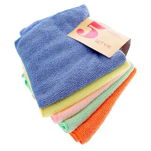 Набор тряпок из микрофибры 5 шт Салфетки для уборки Тряпки из микрофибры 299₽