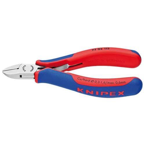 Бокорезы Knipex 77 02 115 115 мм красный/синий