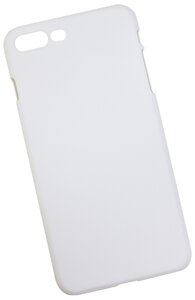 Фото Чехол для iPhone 7 PLUS / 8 PLUS пластиковый прорезиненный, белый