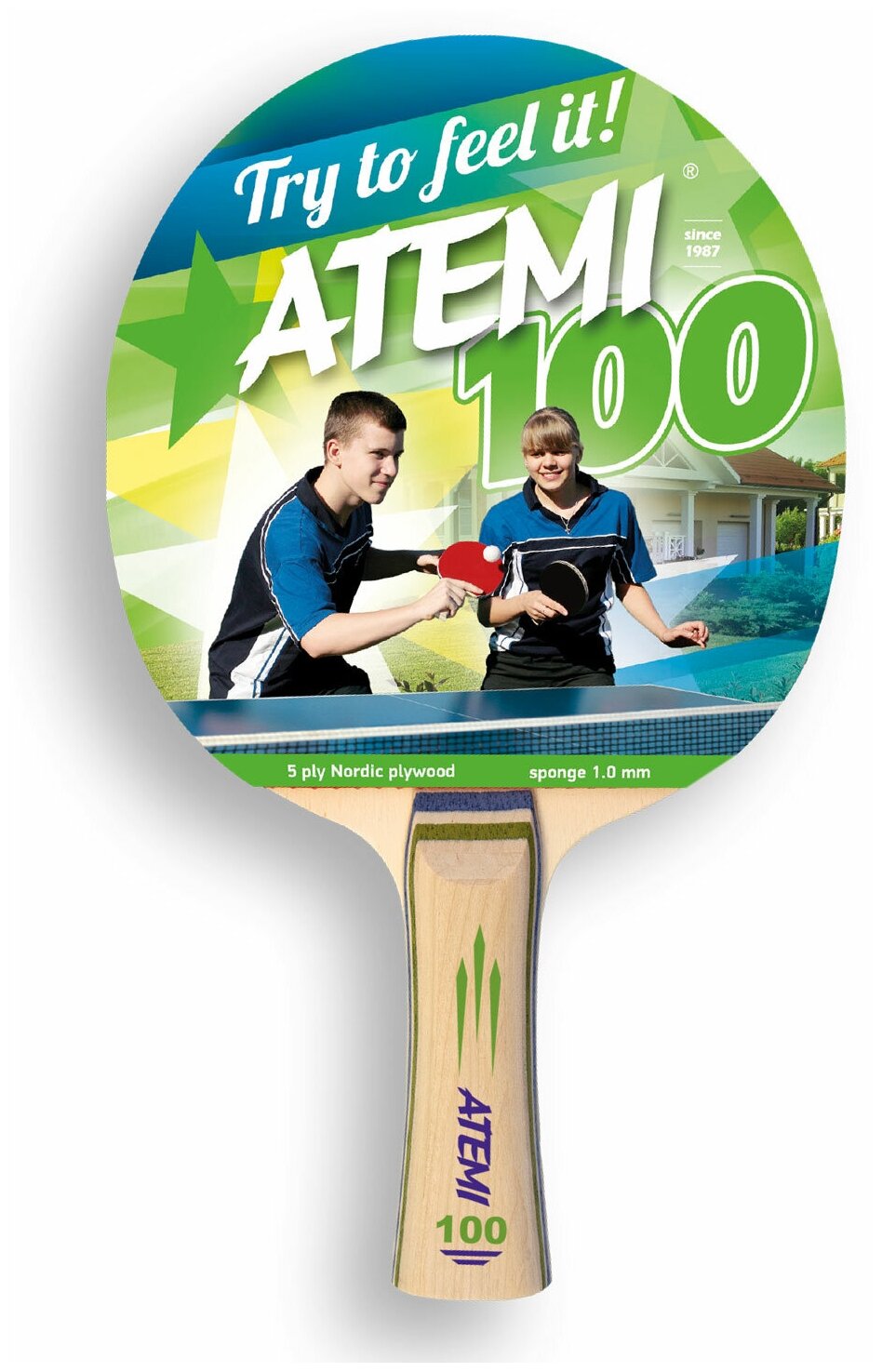 Ракетка для настольного тенниса Atemi 100 Cv