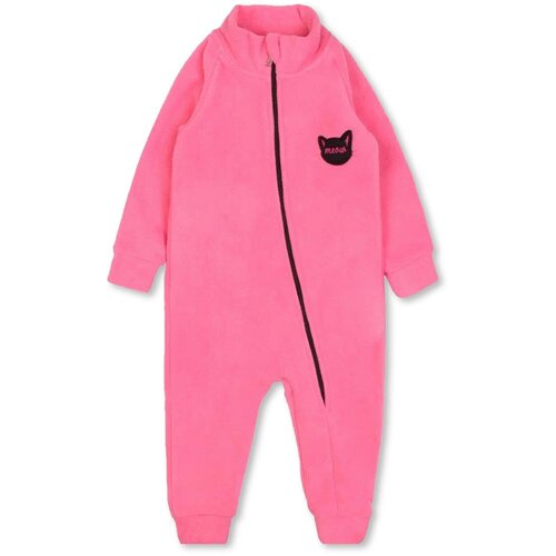 фото Комбинезон детский - розовый яркий - котик, размер 104 bonito