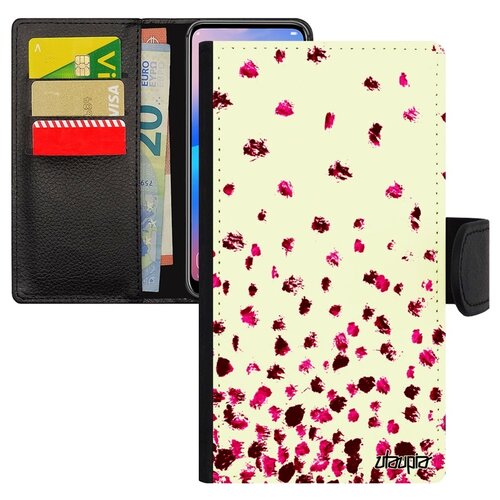 фото Чехол книжка на мобильный iphone 8 plus, "снег" пятна фон utaupia