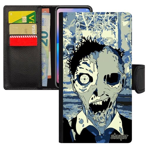 фото Чехол-книжка на телефон apple iphone 8 plus, "зомби" сплэттер хэллоуин utaupia