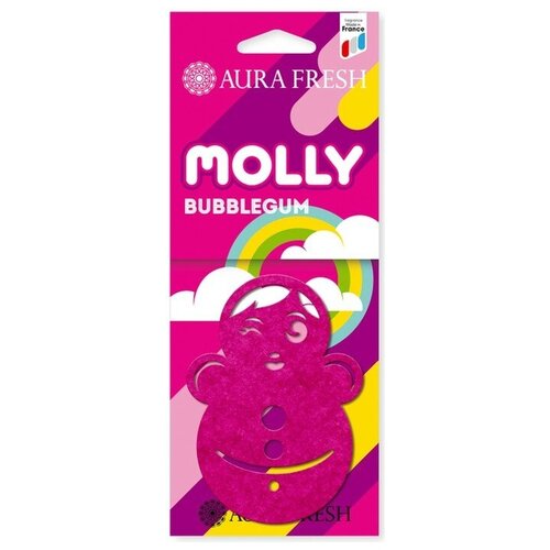 AURA FRESH Ароматизатор для автомобиля Molly Bubble Gum специальный