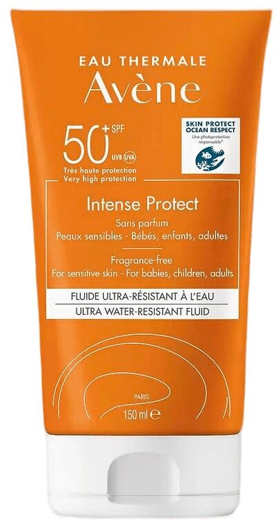 AVENE Intence Protect Ультра Флюид для лица водостойкий солнцезащитный SPF50+, 150 мл