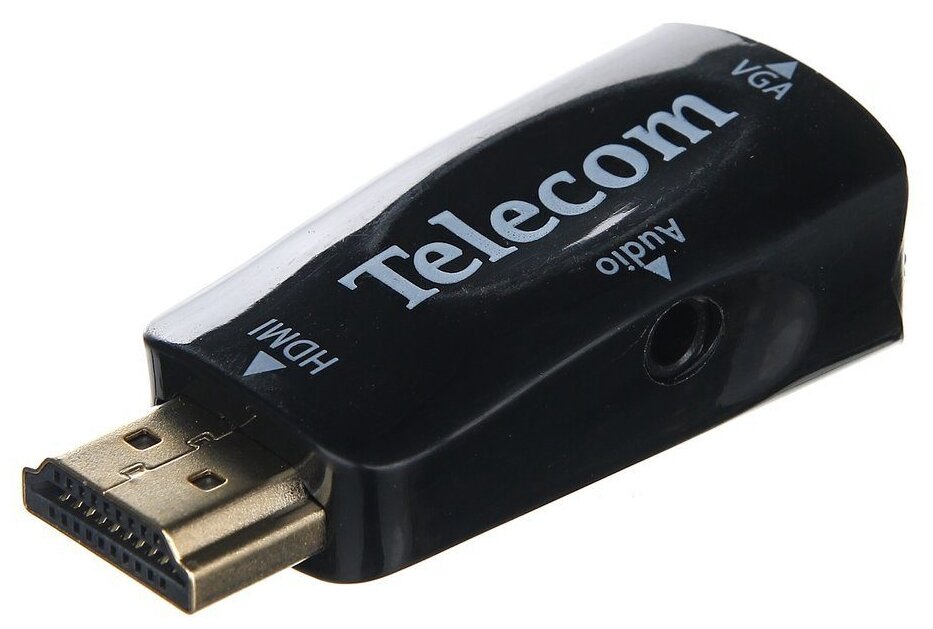 Переходник/адаптер Telecom TTC4021B, 1 м, 1 шт., черный - фото №1