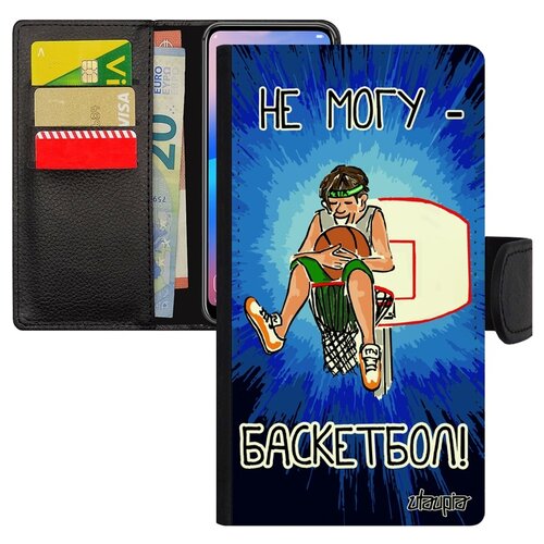 фото Чехол-книжка на мобильный iphone 8 plus, "не могу - у меня баскетбол!" игра стадион utaupia