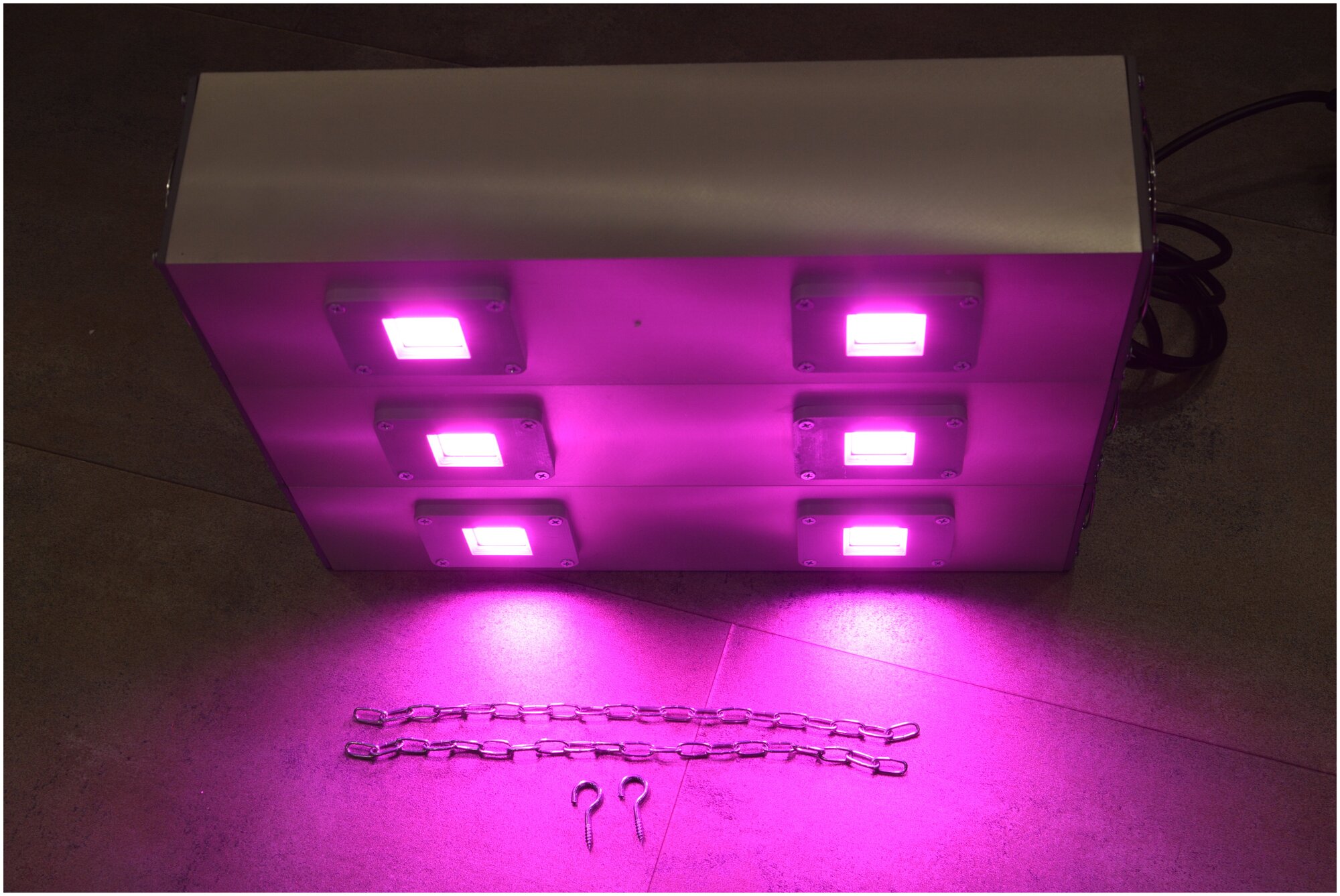 Светильник светодиодный полного спектра для гроубоксов и теплиц "Нембус" 300Вт, 40 см - фотография № 7