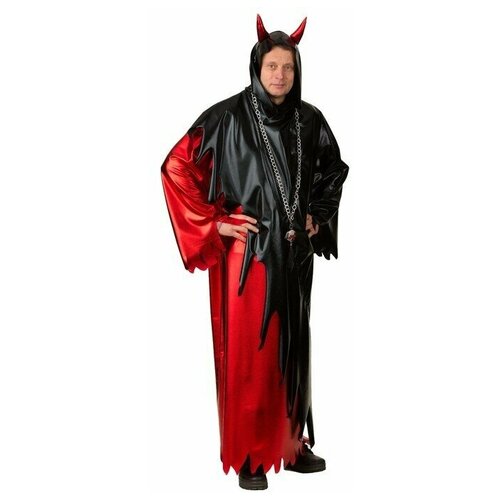 фото Карнавальный костюм "дьявол", рубашка, р. 50-52, рост 182 см