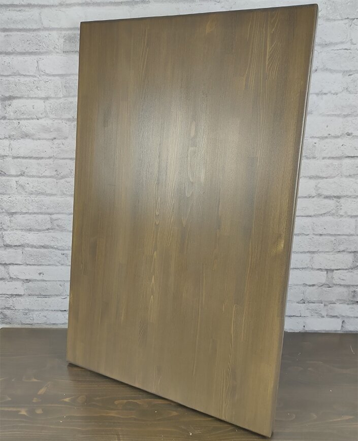 Столешница деревянная для стола, 130x75х4 см, цвет венге