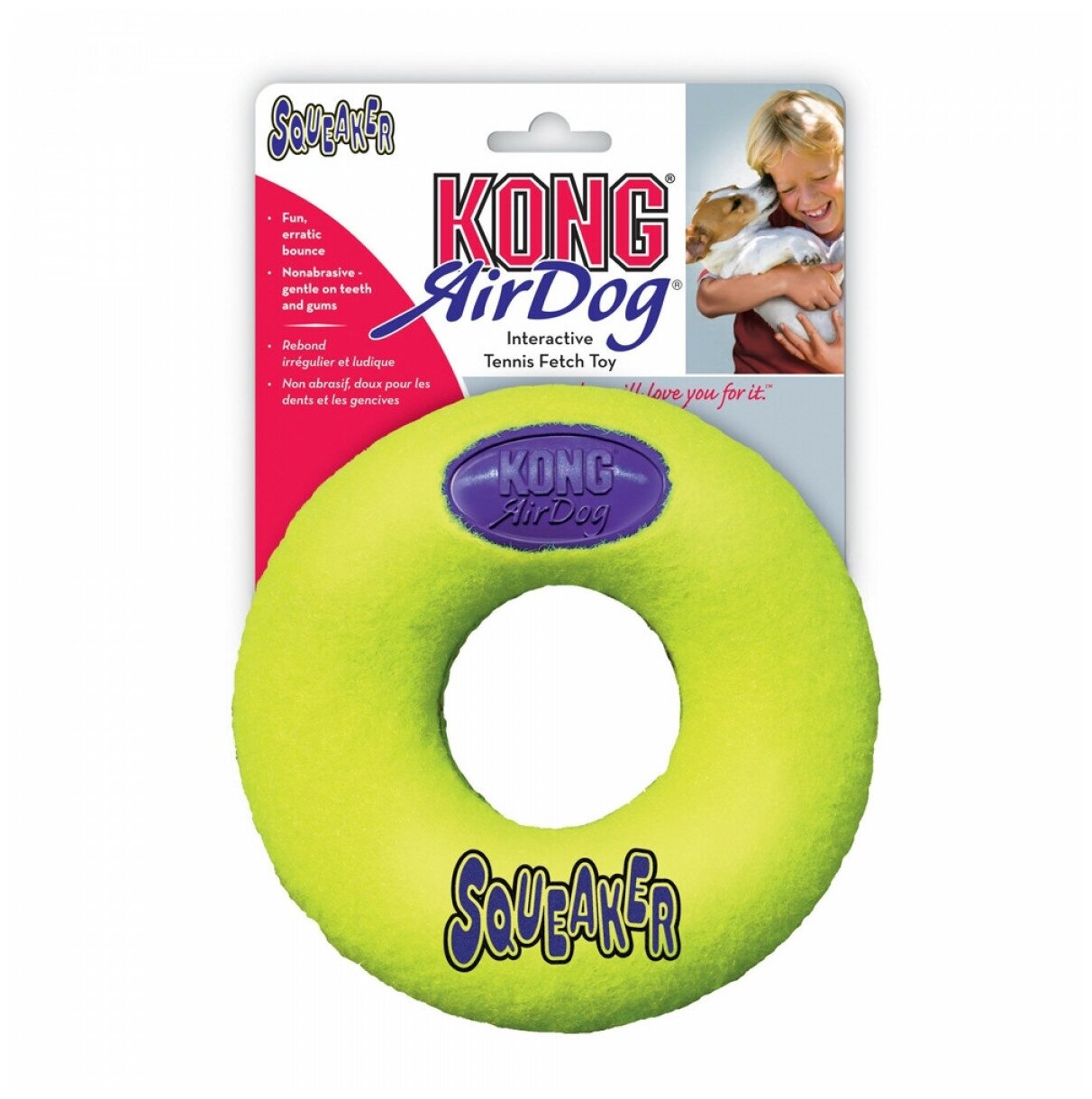 Kong Air игрушка "Кольцо среднее" для собак 12 см. - фотография № 2