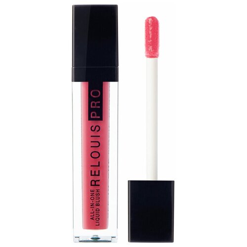 Жидкие румяна RELOUIS PRO ALL-IN-ONE LIQUID BLUSH румяна жидкие relouis pro all in one liquid blush тон 01 coral