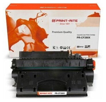 Тонер-картридж Print-Rite TFHAKFBPU1J1 CF280X черный (6900стр.) для HP LJ Pro 400/M401/M425