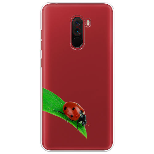 Силиконовый чехол на Xiaomi Pocophone F1 / Сяоми Покофон F1 На счастье, прозрачный силиконовый чехол на xiaomi pocophone f1 сяоми покофон f1 нежные розы акварель прозрачный