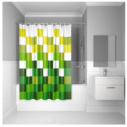 фото Штора для ванной комнаты iddis b62p218i11 200х180 см полиэстер