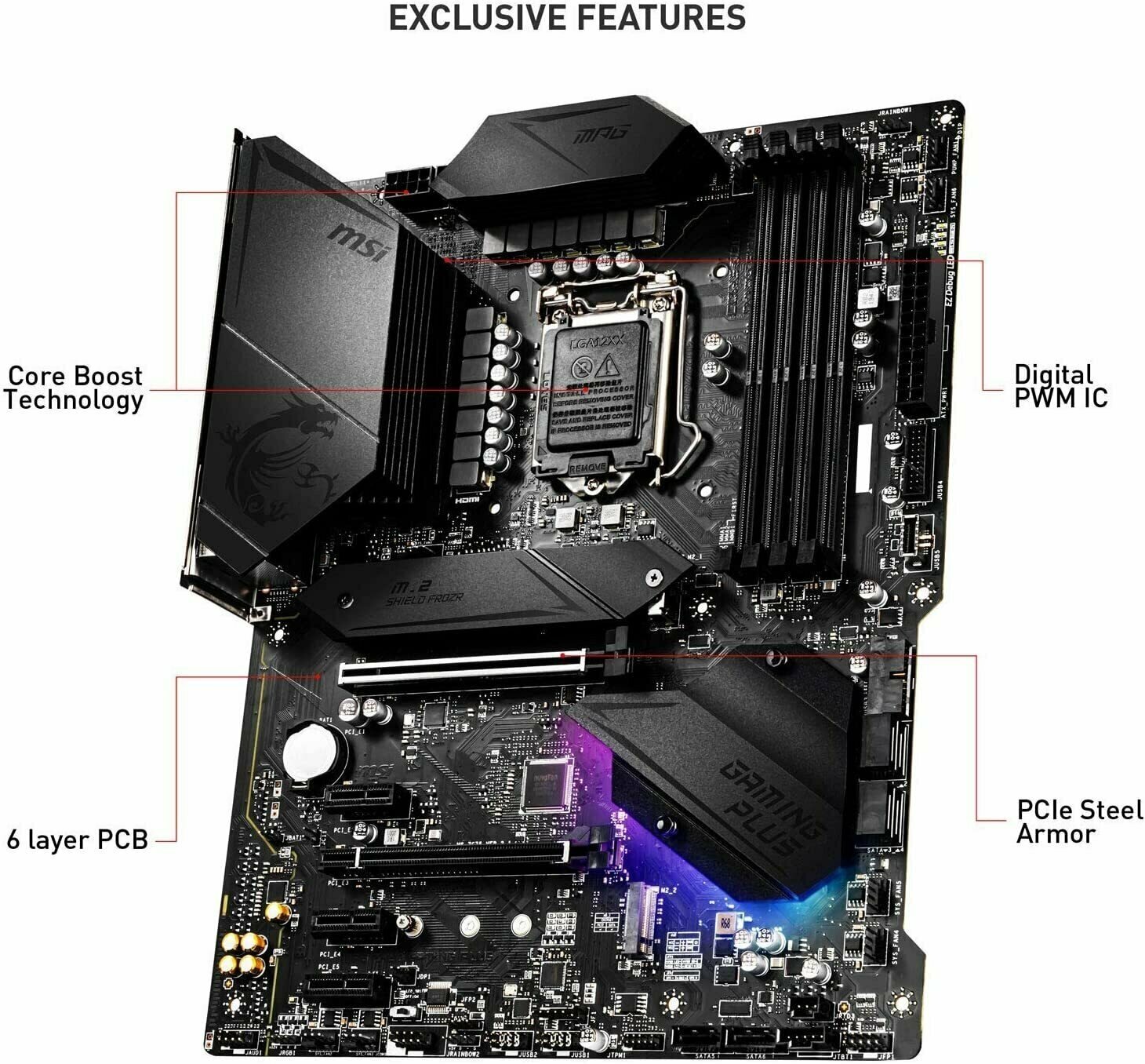 Материнская плата MSI MPG Z490 GAMING PLUS