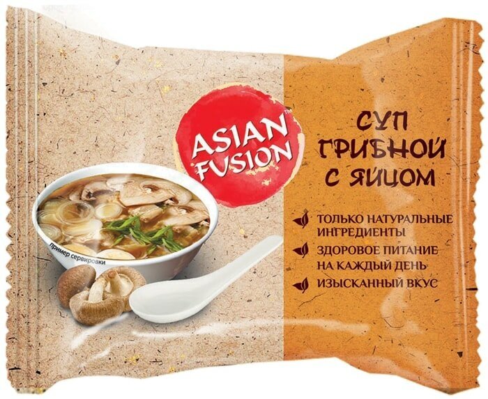 Суп Asian Fusion Грибной с яйцом 12г
