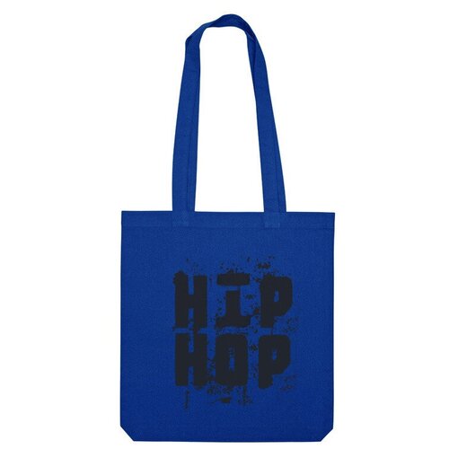 Сумка шоппер Us Basic, синий детская футболка hip hop хип хоп музыка надпись краска реп 128 синий