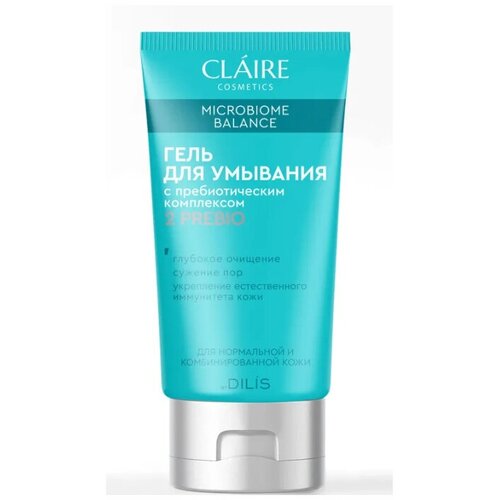 CLAIRE Microbiome Balance Гель для умывания для нормальной и комбинированной кожи 150 мл skin shine активная витаминная пенка для нормальной и комбинированной кожи black line 150 мл 175 г