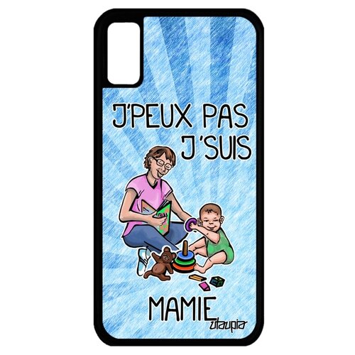 фото Чехол для телефона apple iphone xs, "не могу - стала бабушкой!" комикс повод utaupia