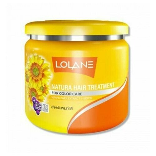 LOLANE Маска Hair Treatment для Окрашенных Волос с Экстрактом Семян Подсолнечника, 100 мл