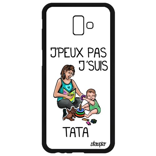 фото Чехол на телефон galaxy j6 plus 2018, "не могу - стала тетей!" пародия семья utaupia