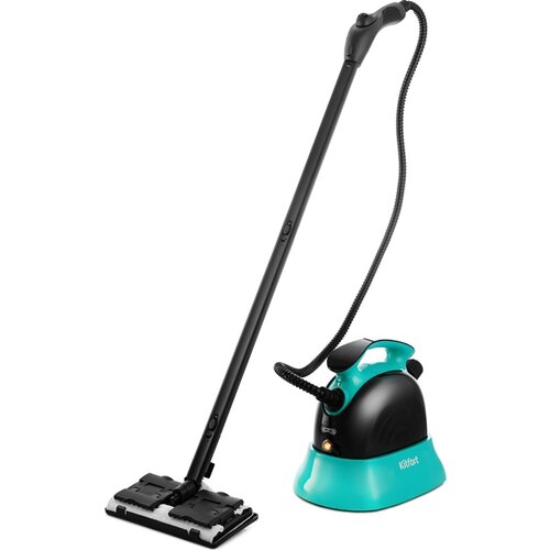 Пароочиститель Kitfort КТ-9102-3 черный бирюзовый 1359000₽