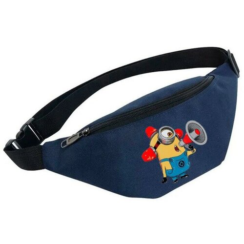 фото Сумка поясная noname, синий