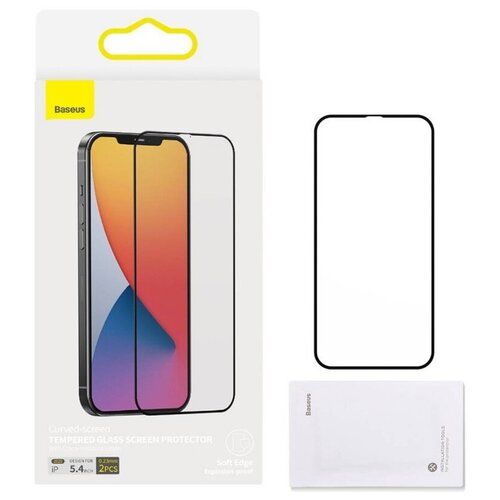 Защитное стекло для iPhone Mini 12 5.4 Baseus With Crack-resistant Edges 0.23 mm