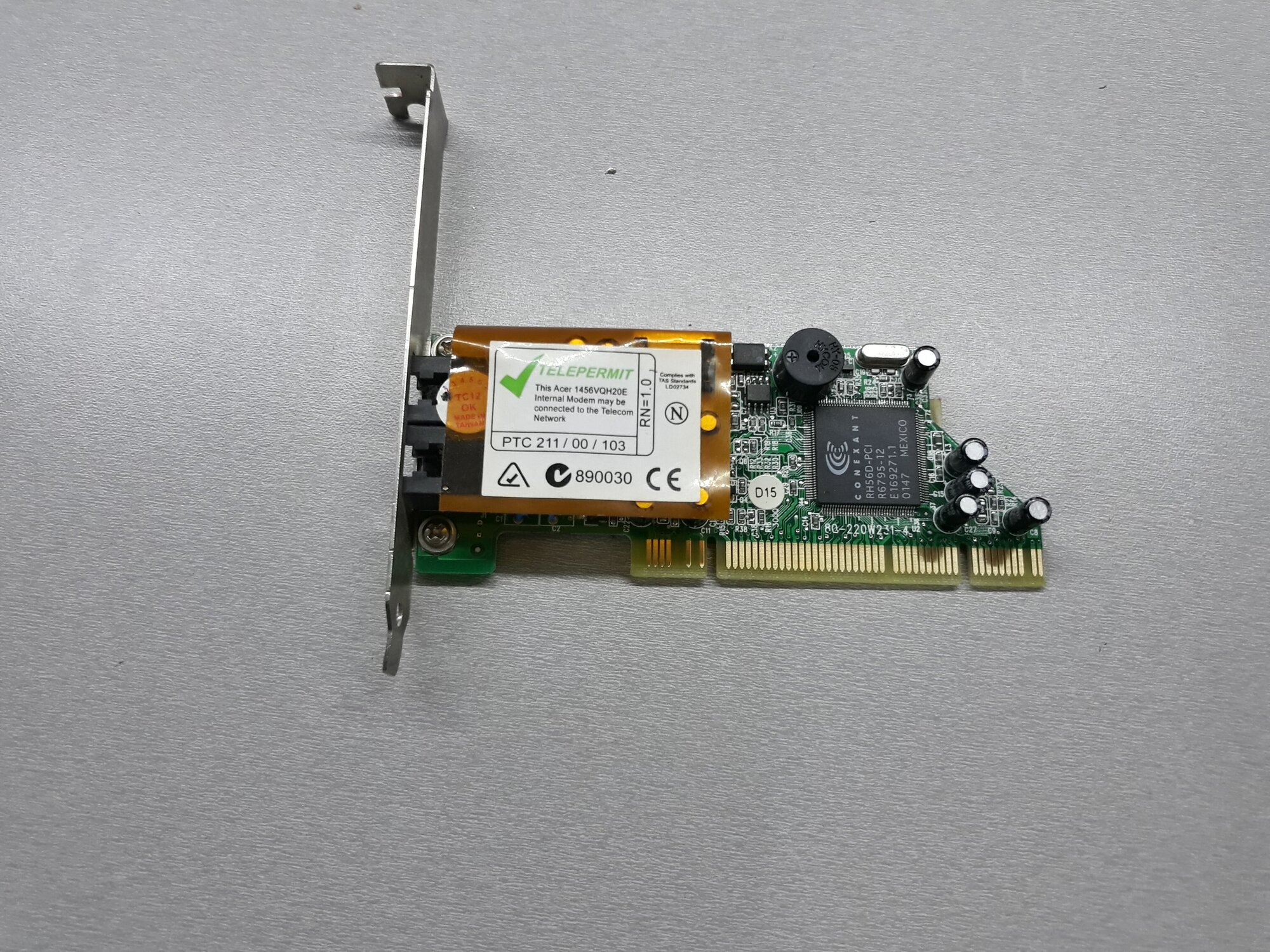 PCI DSL Модем Acer 1456VQH20E на контроллере Conexant RH56D-PCI R6795-12