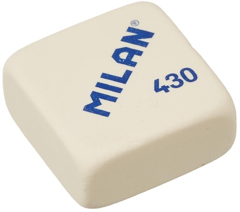 Ластик Milan 430 (прямоугольный, синтетический каучук, 28x28x13мм) 1шт. (CMM430)