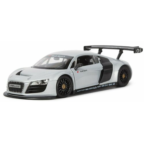 Машина Rastar 1:24 AUDI R8 Серебряная 56100 машина металлическая коллекционная 1 24 audi r8 lms gt3