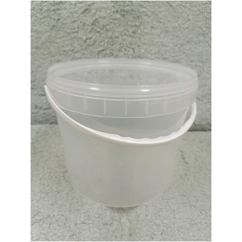 Ведро пластиковое с крышкой 5.7л, 5шт.