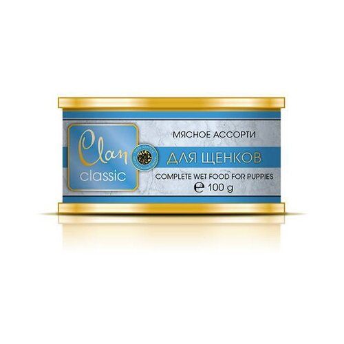 CLAN CLASSIC Консервы дщенков Мясное Ассорти паштет 95₽