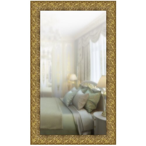 фото Зеркало в широкой раме 70 x 119 см, модель p080066 аурита