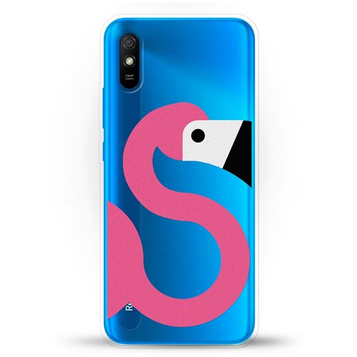 фото Силиконовый чехол фламинго на xiaomi redmi 9a andy & paul
