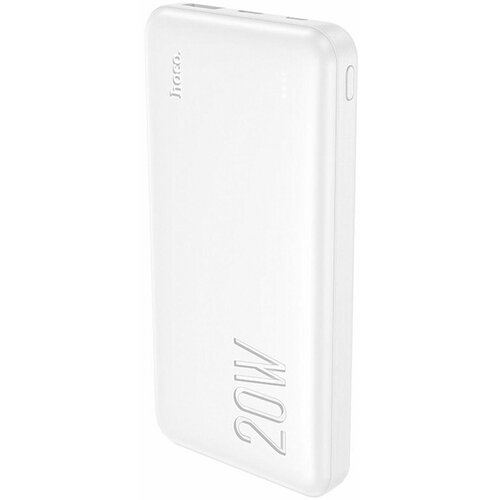 Внешний аккумулятор Hoco J87 10000 mAh белый быстрая зарядка Power Delivery 20W Quick Charge 30 18W 175400₽