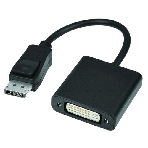 Видео адаптер Orient C307 DisplayPort на DVI M-F кабель 0.2 метра - чёрный видео адаптер orient c309w displayport на dvi hdmi vga кабель 0 2 метра белый