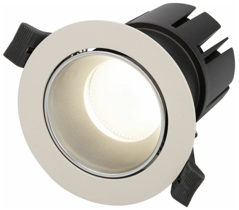 Точечный светильник Rexant Horeca Dark Light 12Вт 4000K цв. св: белый нейтральный серебристый/белый (