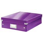 Короб органайзер Leitz Click & Store, М, фиолетовый - изображение