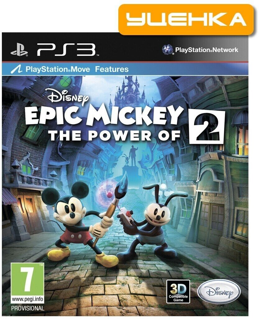PS3 Epic Mickey Две Легенды.