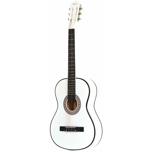 Классическая гитара Belucci BC3805 WH (7/8,38), белая, глянец