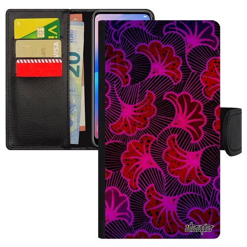 фото Чехол-книжка на телефон samsung galaxy s7, "африканский принт" цветочный этнический utaupia