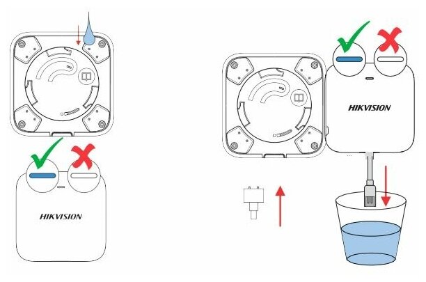 Hikvision DS-PDWL-E-WE Беспроводной датчик протечки воды - фотография № 9