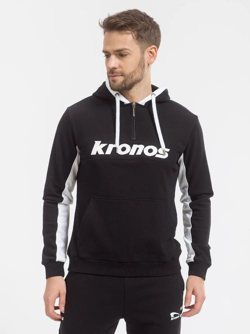 Худи Kronos MENS HOODY, силуэт полуприлегающий, капюшон, размер XL, черный