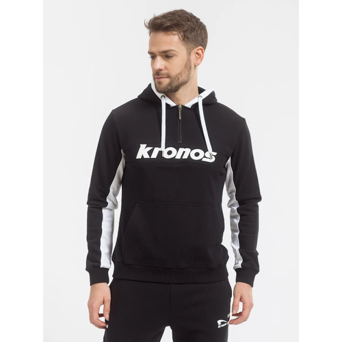 Худи Kronos MEN'S HOODY, силуэт полуприлегающий, капюшон, размер XL, черный